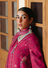 QPrints By Qalamkar Embroidered Jacquard Weaved 3 Piece Unstitched Suit QLM25QP D-QW-2A MIREL